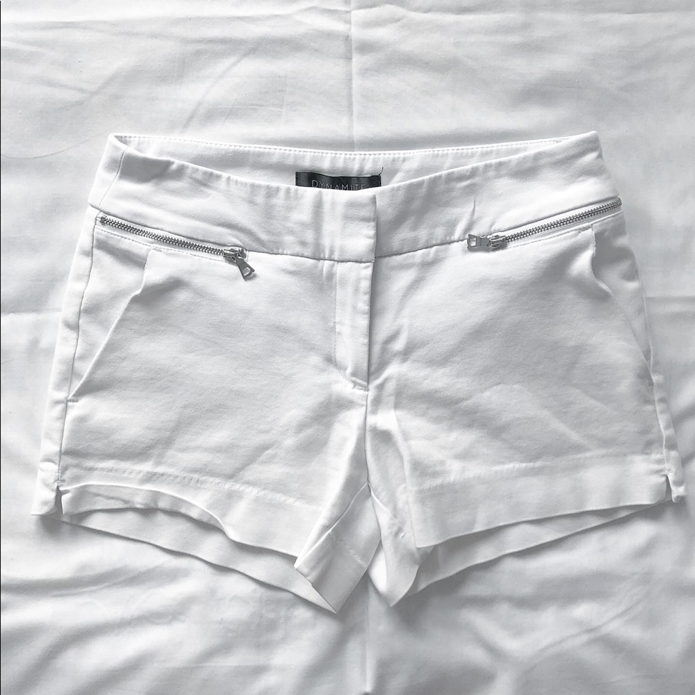 Dynamite white shorts